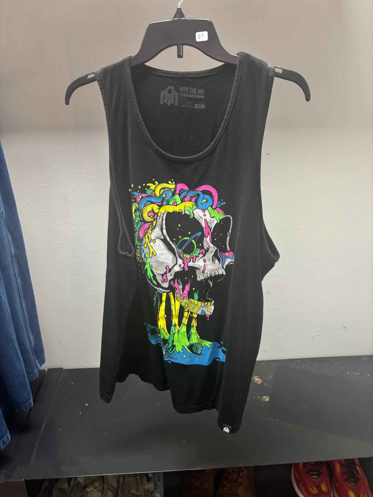 Neon Skull Graphic Tank