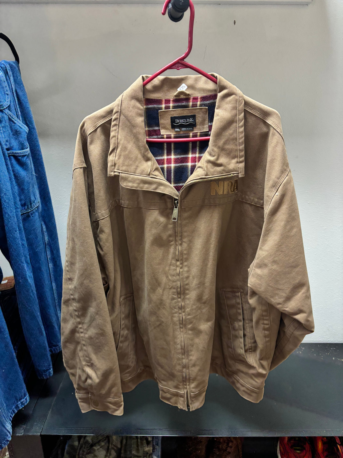 Burk's Bay Plaid-Lined Jacket
