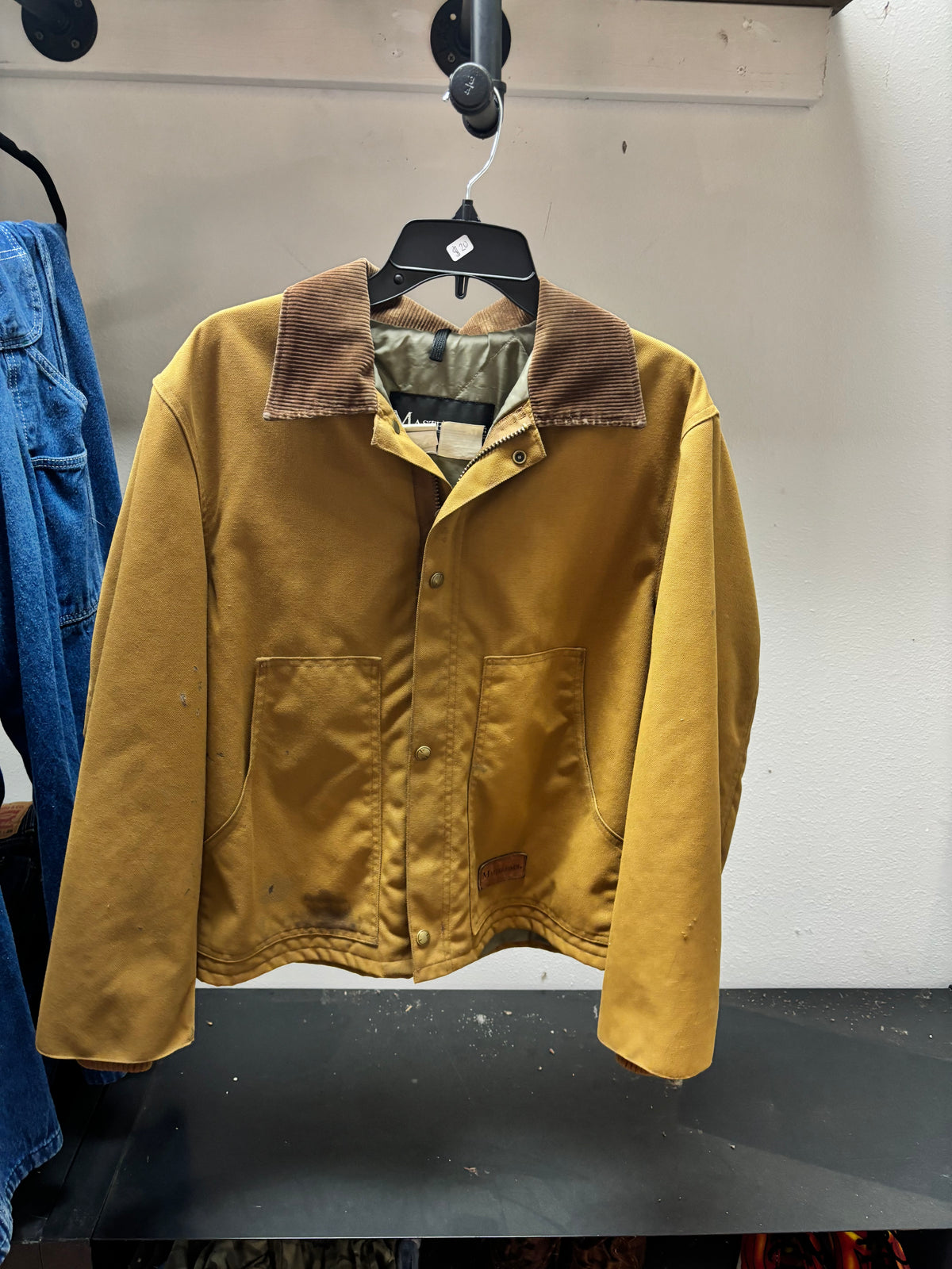 Master Made Corduroy-Collar Jacket