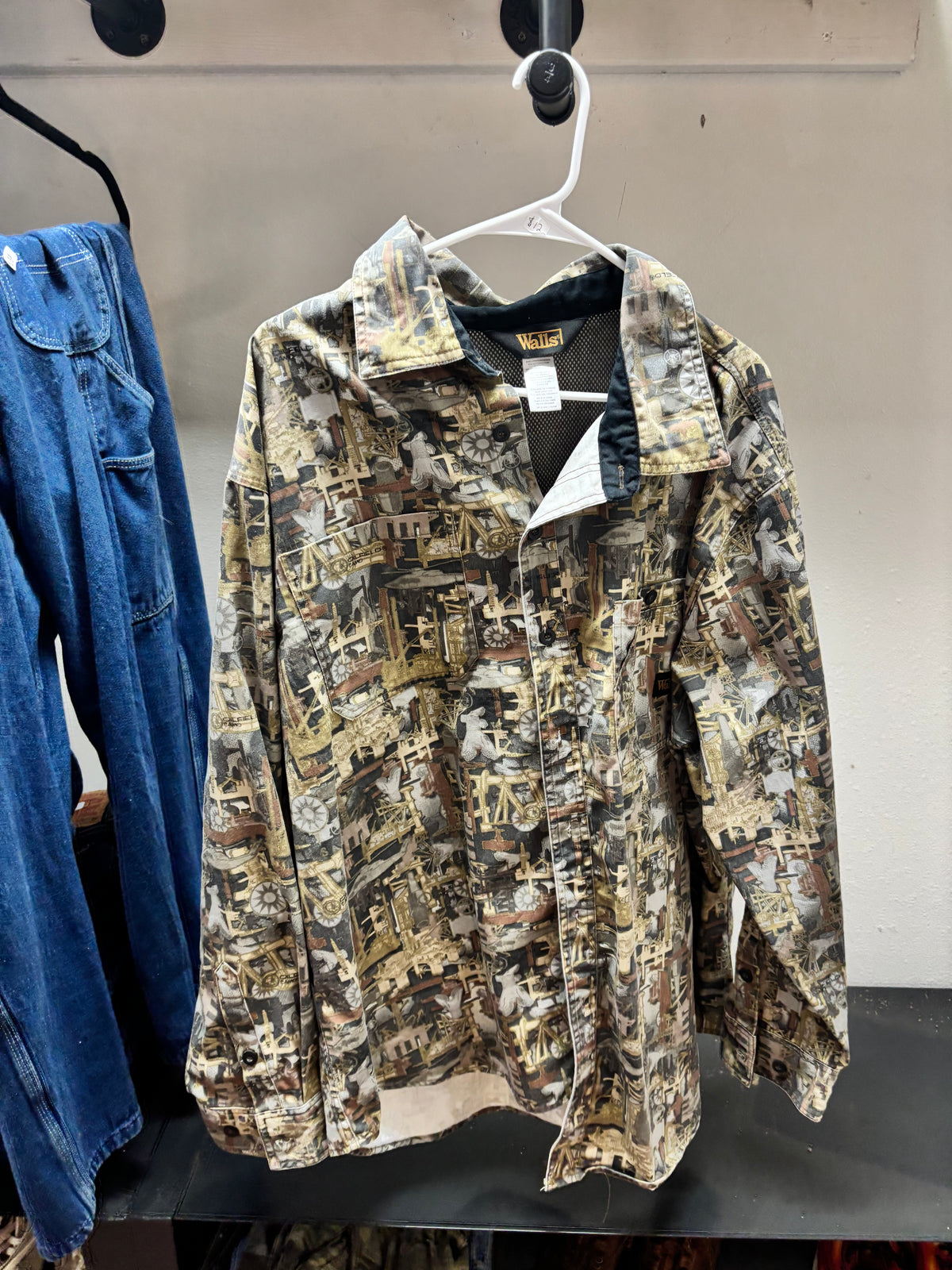 Walls Oil Field Camo Hunting Jacket